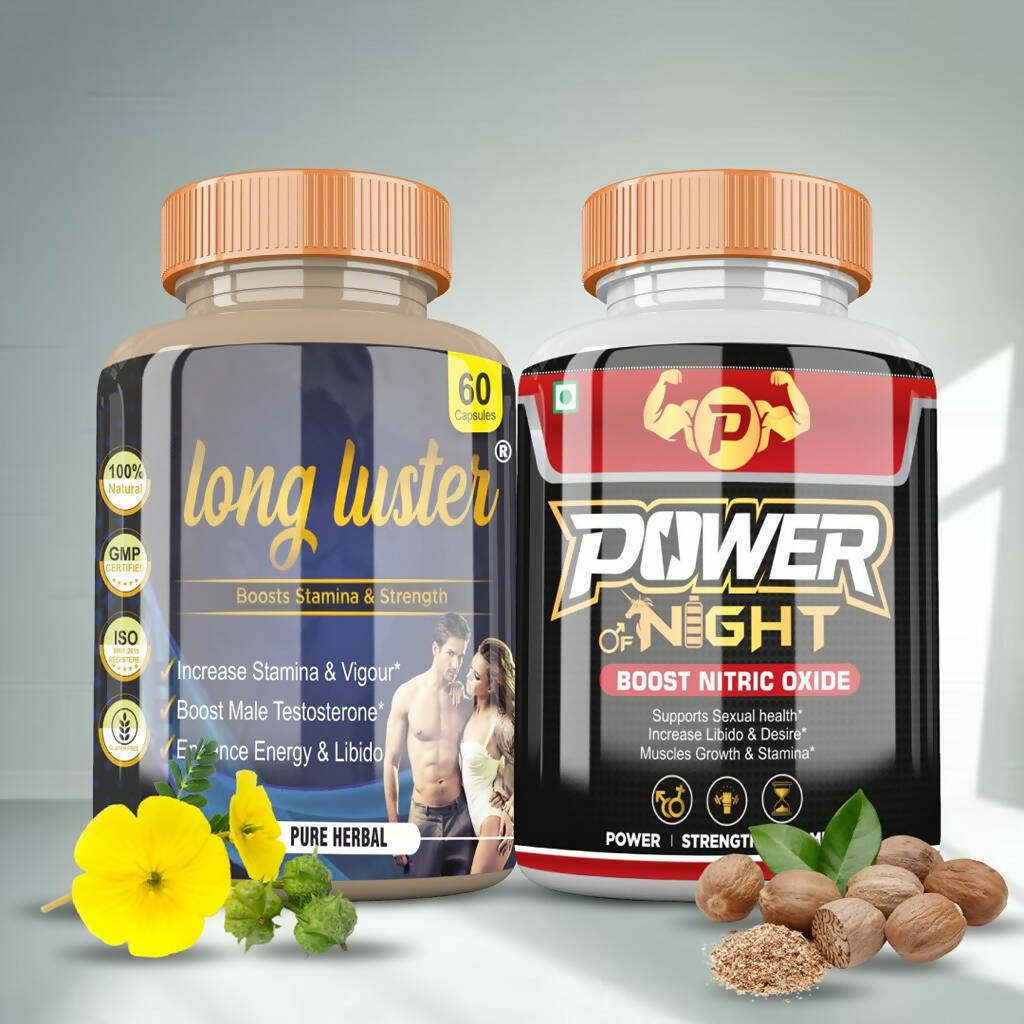 Divya Shree Long Luster and Power of Night Capsule Combo | Grocsy