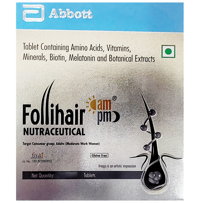 Abbott Follihair AM PM Tablets | Grocsy