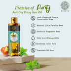 Buddha Natural Anti Dry Frizzy Hair Oil - For Instant Shine, Smoothness & Soft Hair | Grocsy