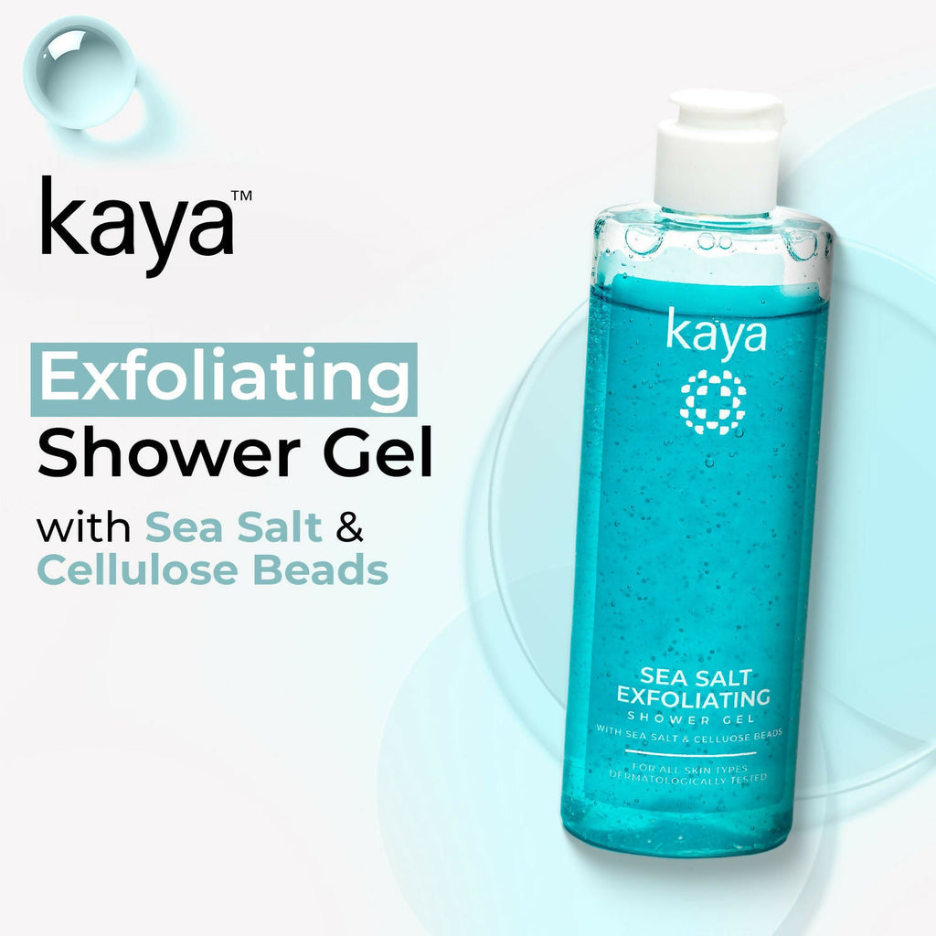 Kaya Sea Salt Exfoliating Shower Gel | Grocsy