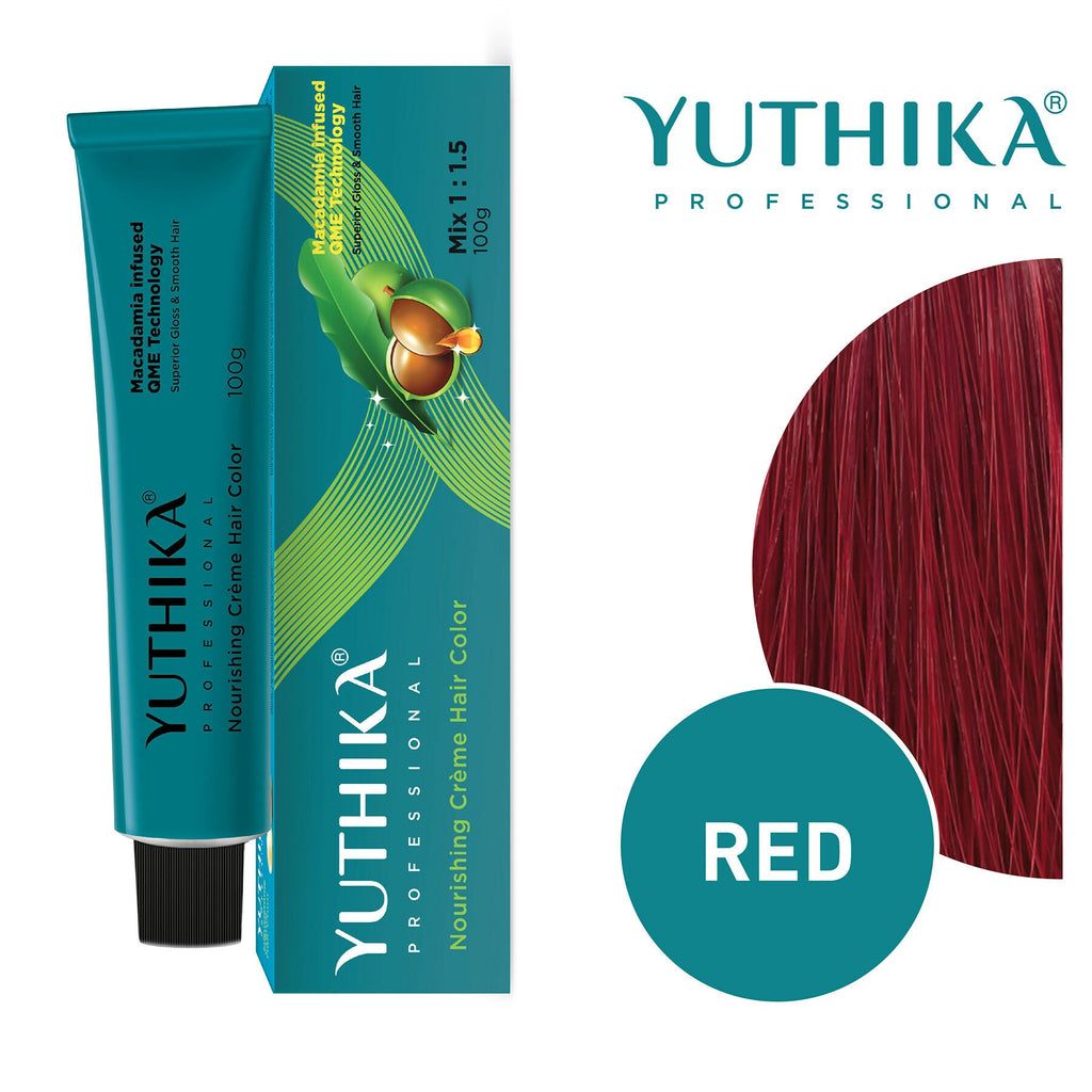 Yuthika Professional Creme Hair Colour - Red | Grocsy