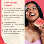 PLIX The Plant Fix Watermelon Hydra-Cool Sunscreen Body Lotion With Spf 50 Pa++++ | Grocsy