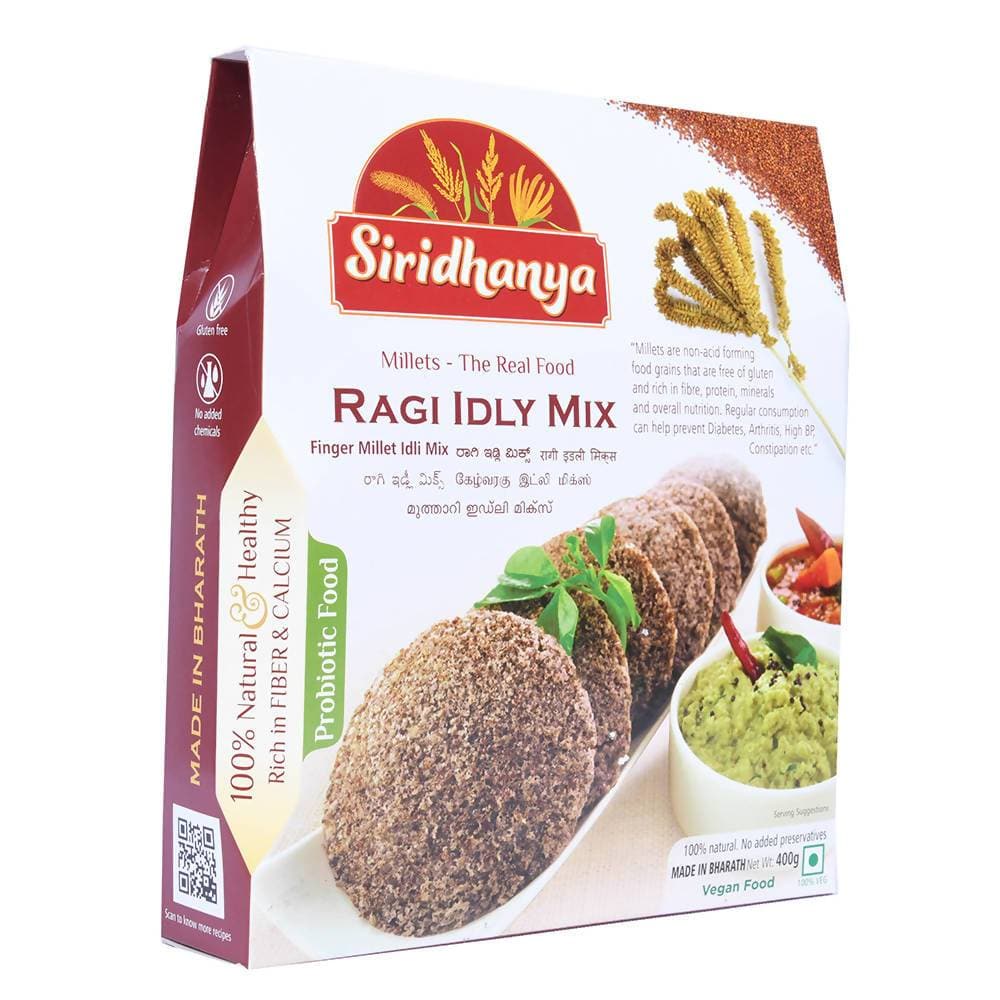 Siridhanya Finger Millet/Ragi Idli Mix | Grocsy