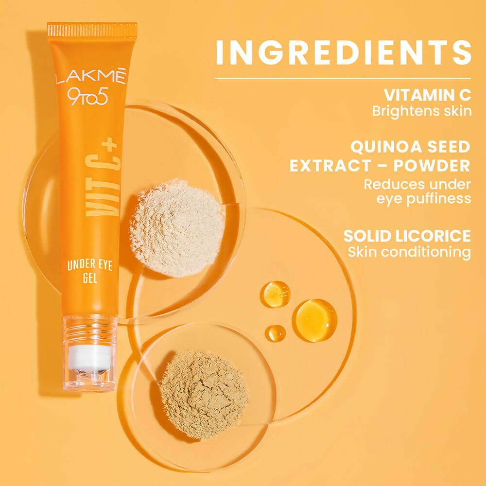 Lakme 9 To 5 Vit C+ Under Eye Gel | Grocsy