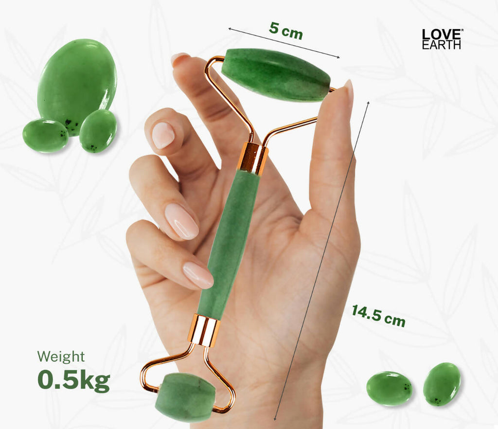 Love Earth Jade Face Roller | Grocsy