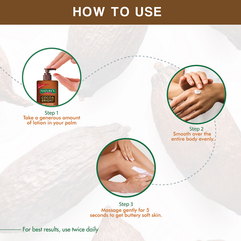 Nature's Essence Cocoa Bright Body Lotion | Grocsy