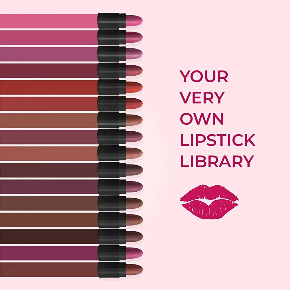 Just Herbs Herb Enriched Ayurvedic Lipstick Micro-Mini Kit | Grocsy