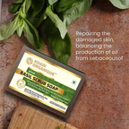 Khadi Organique Basil Scrub Soap | Grocsy
