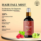 Ivory Natural Hair Fall Mist - Moisturize, And Rejuvenate For Thicker Hair For Both Men And Women | Grocsy