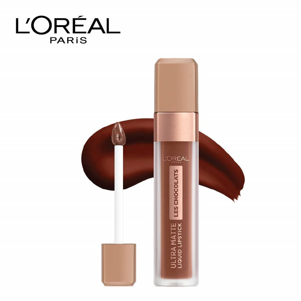 L'Oreal Paris Les Chocolats Ultra Matte Liquid Lipstick - 866 Truffa Mania | Grocsy
