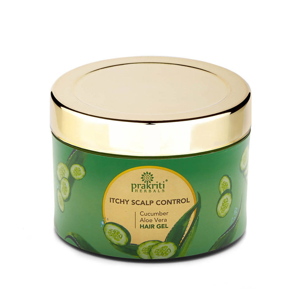 Prakriti Herbals Itchy Scalp Control Cucumber Aloe Vera Hair Gel | Grocsy