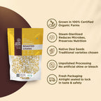 Pure & Sure Organic Roasted Channa | Grocsy