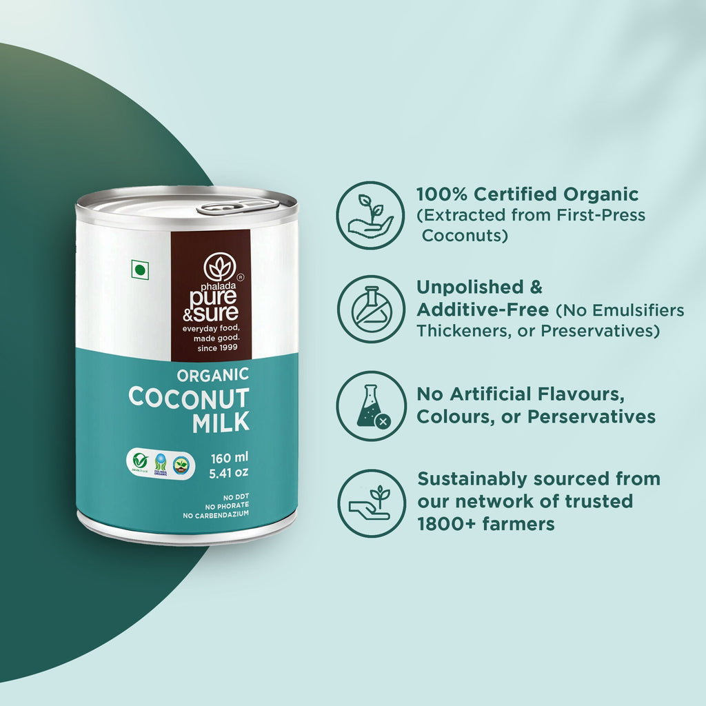 Pure & Sure Organic Coconut Milk | Grocsy