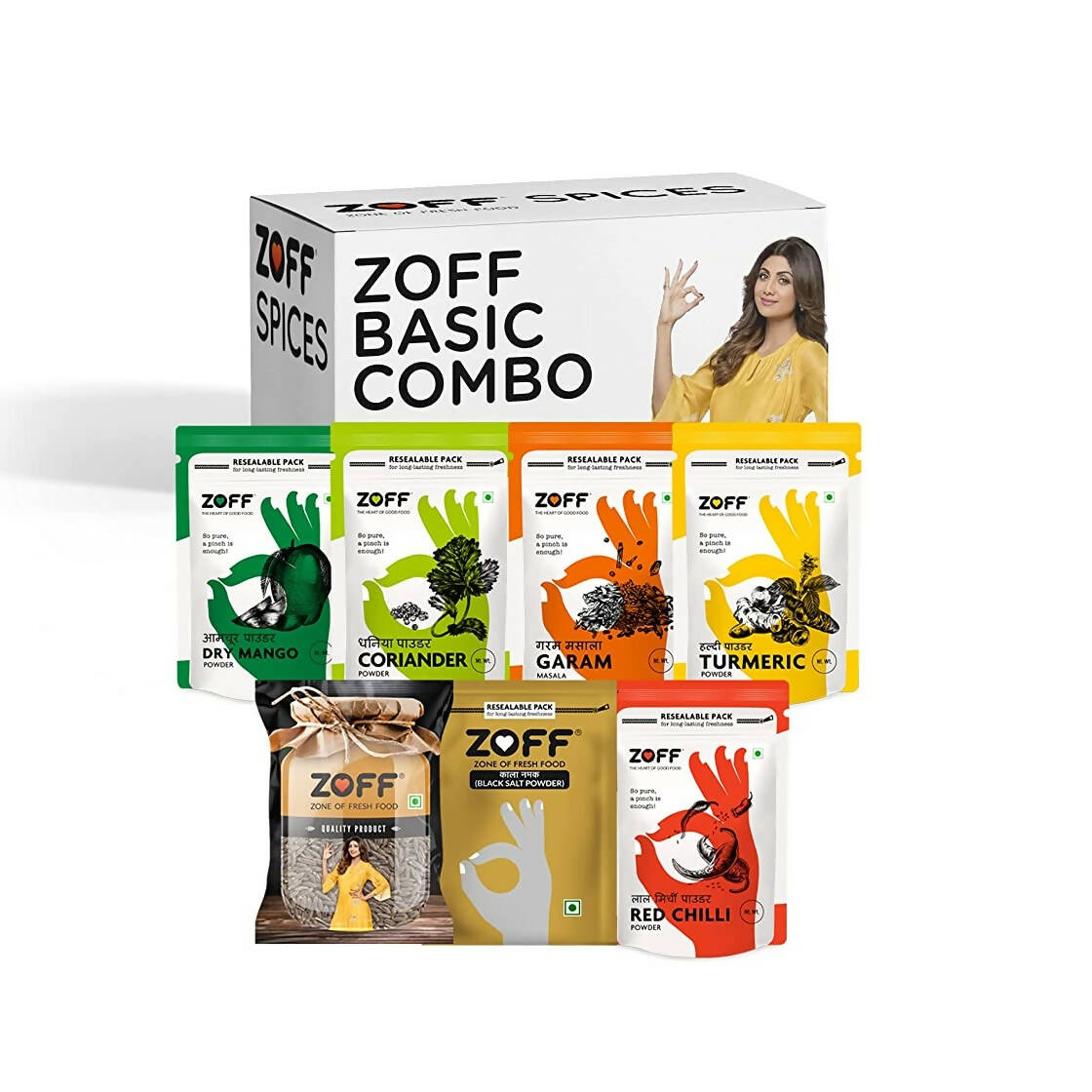 Zoff Spices Basic Combo | Grocsy