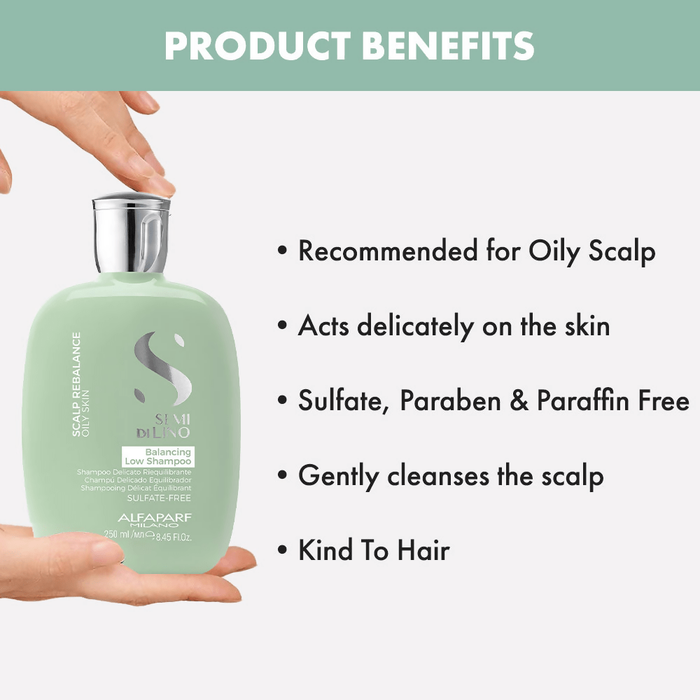 Alfaparf Milano Scalp Rebalance Shampoo For Oily Scalp & Frizzy Hair | Grocsy