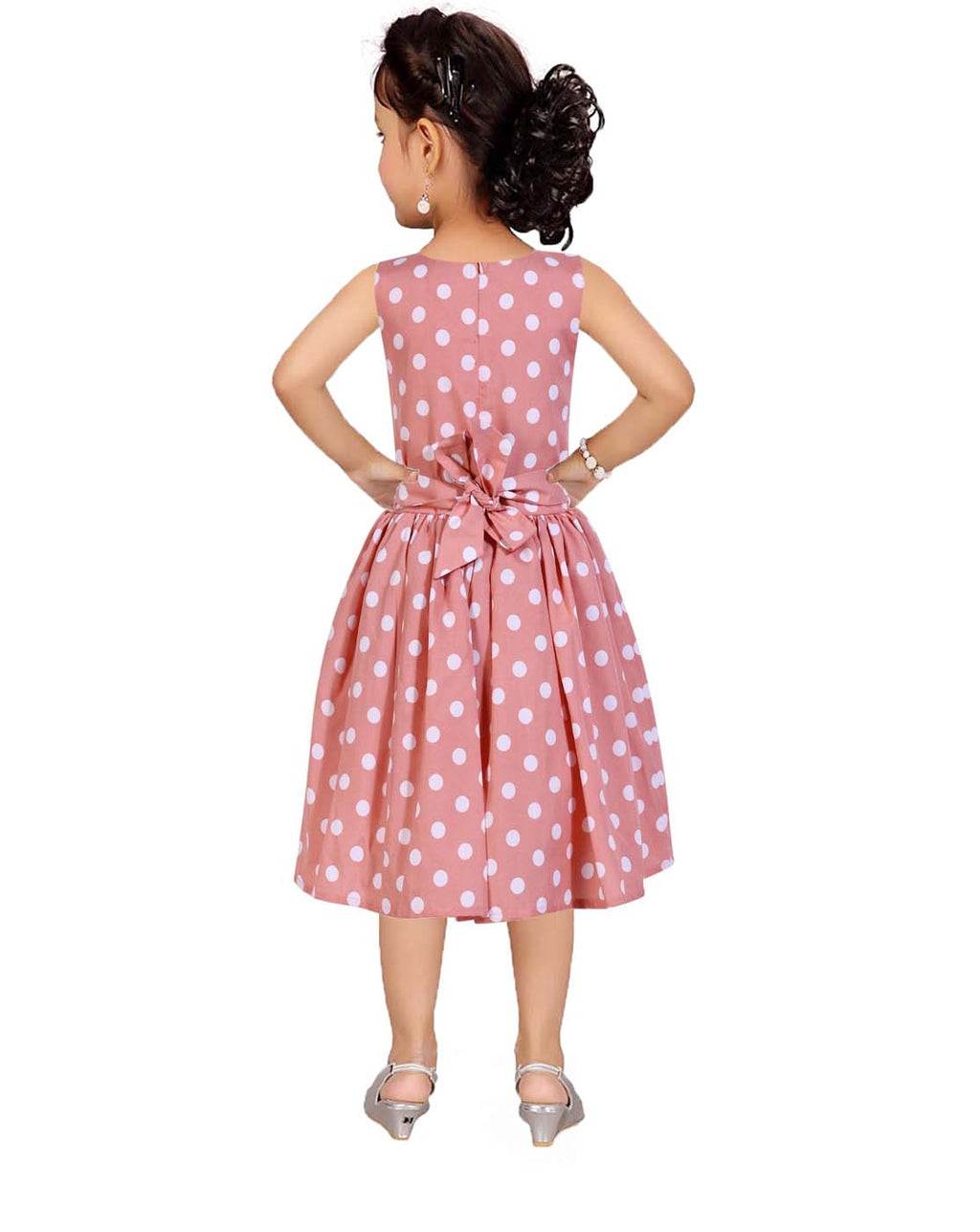 Asmaani Kids Party Wear Stylish Dresses, Perfect for Parties, Functions & Vacations - Peach | Grocsy