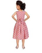 Asmaani Kids Party Wear Stylish Dresses, Perfect for Parties, Functions & Vacations - Peach | Grocsy