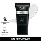 Faces Canada 3in1 Dewy Primer - Instant Smooth & Dewy Perfection | Grocsy