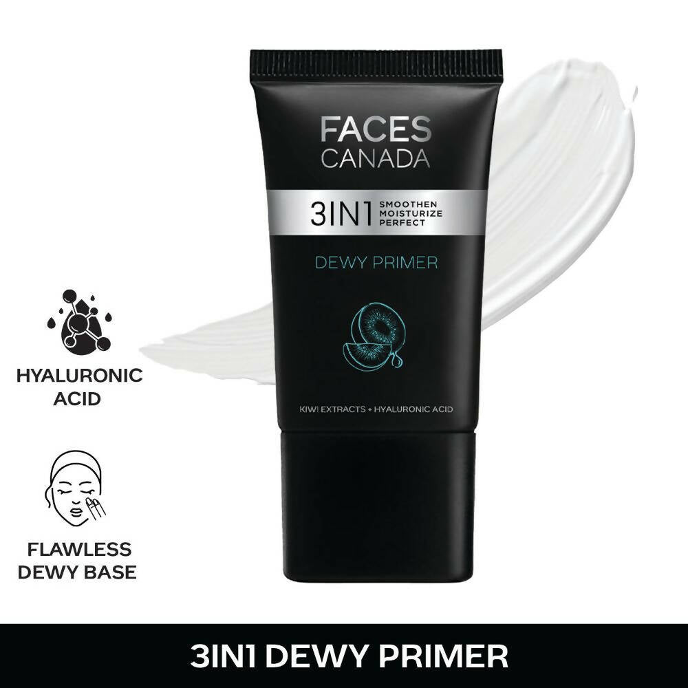 Faces Canada 3in1 Dewy Primer - Instant Smooth & Dewy Perfection | Grocsy