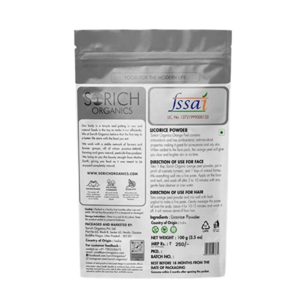 Sorich Organics Licorice Powder | Grocsy