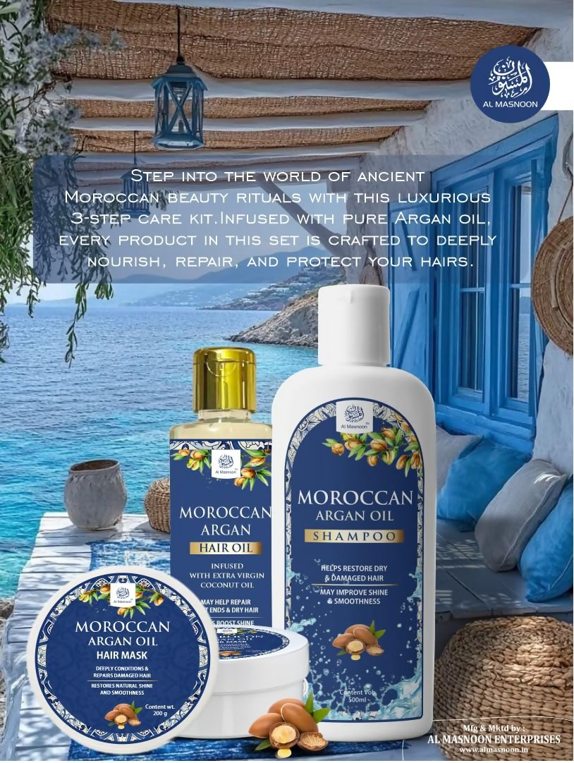 Al Masnoon Moroccan Hair Care Kit | Grocsy