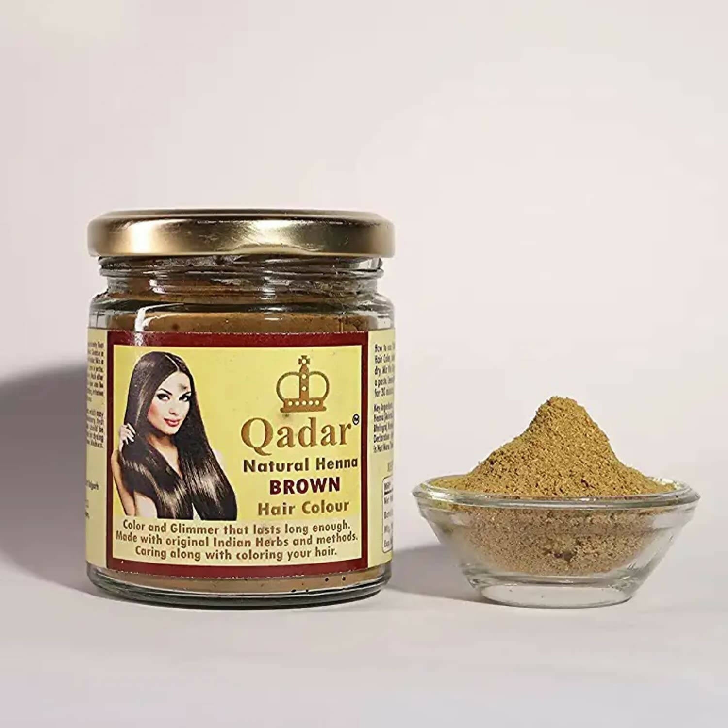 Qadar Henna Herbal Based Brown Hair Colour | Grocsy