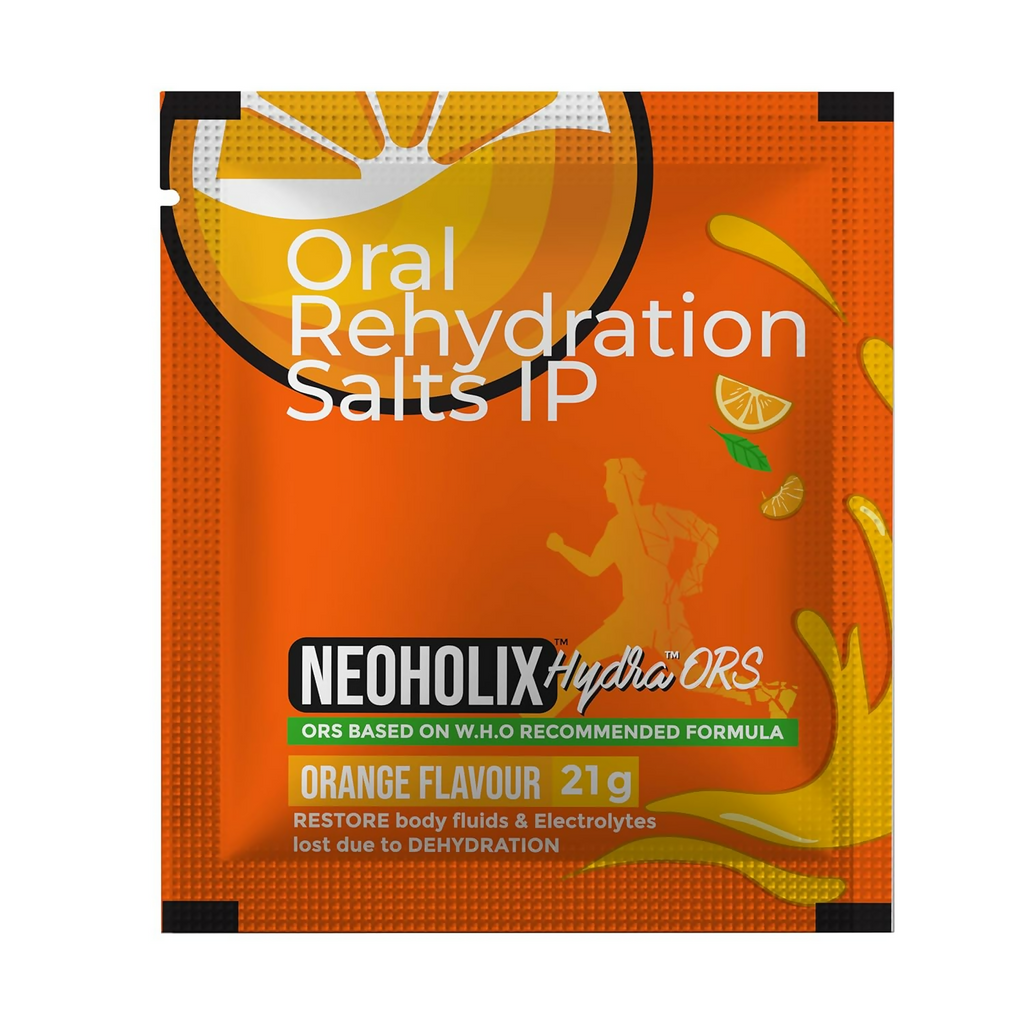 NeoHolix Hydra ORS Sachets Orange Flavour | Grocsy