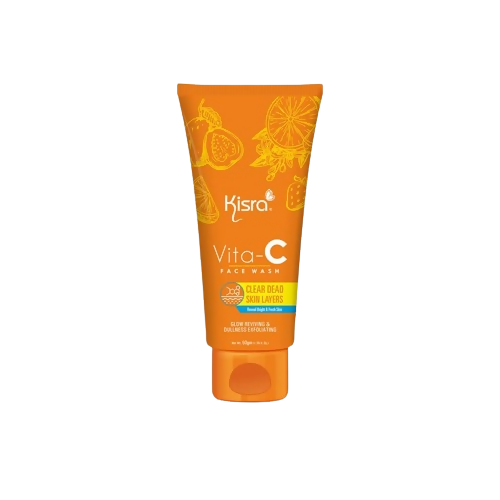 Kisra Vita-C Daily Glow Natural Face Wash | Grocsy