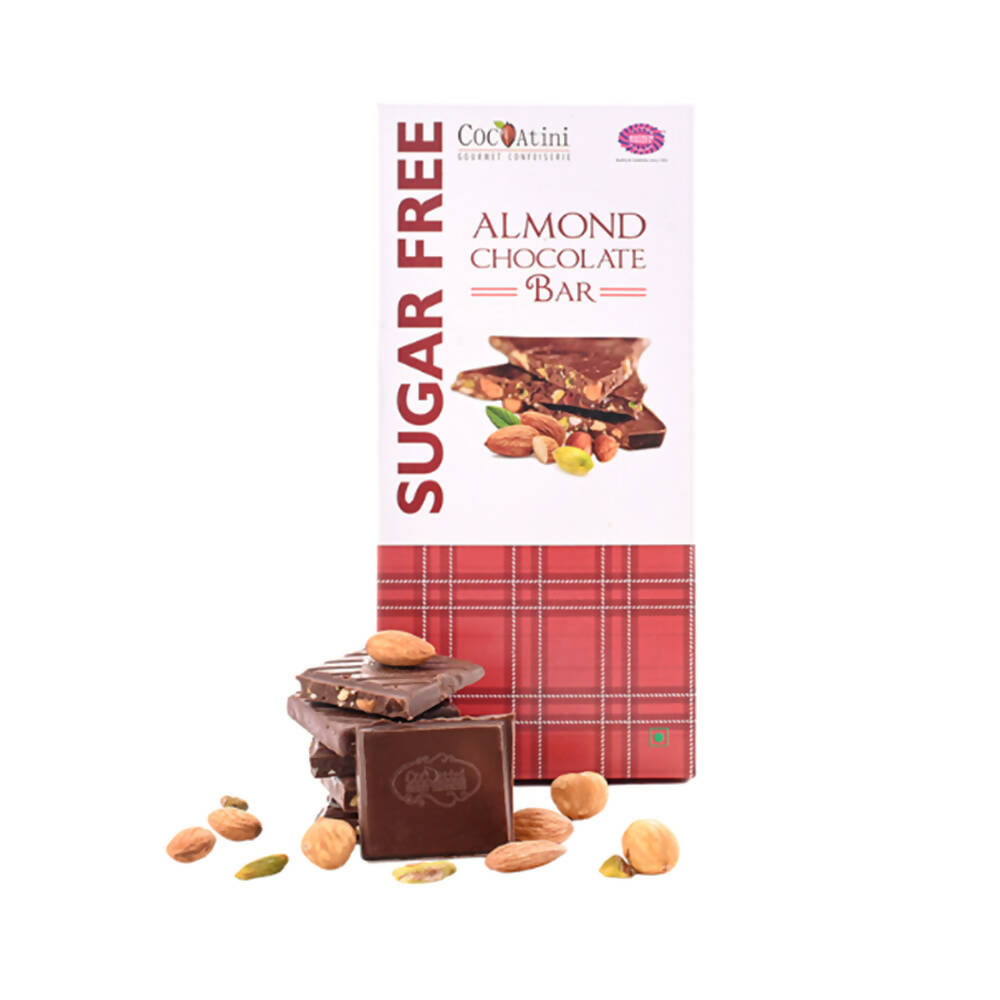 Cocoatini Sugar-Free Almond Chocolate Bar | Grocsy