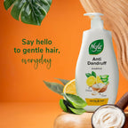 Nyle Naturals Anti Dandruff Shampoo, With Lemon And Curd, Gentle & Soft, For Men & Women | Grocsy