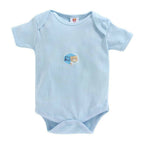 EIO New Born Baby Rompers Body Suits Jump Suit For Boys And Girls - Blue | Grocsy