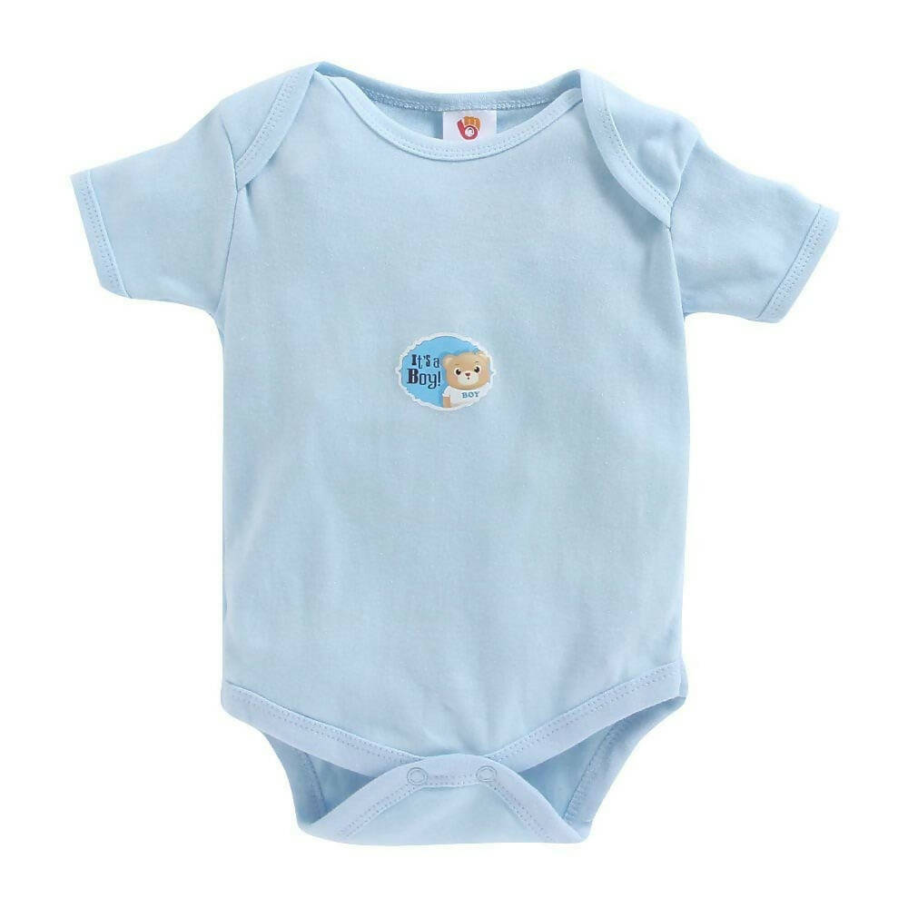 EIO New Born Baby Rompers Body Suits Jump Suit For Boys And Girls - Blue | Grocsy