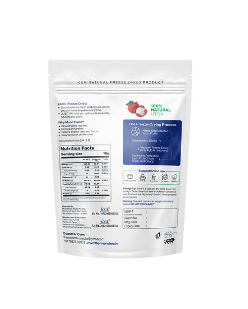 Moon Freeze Dried Litchi | Grocsy