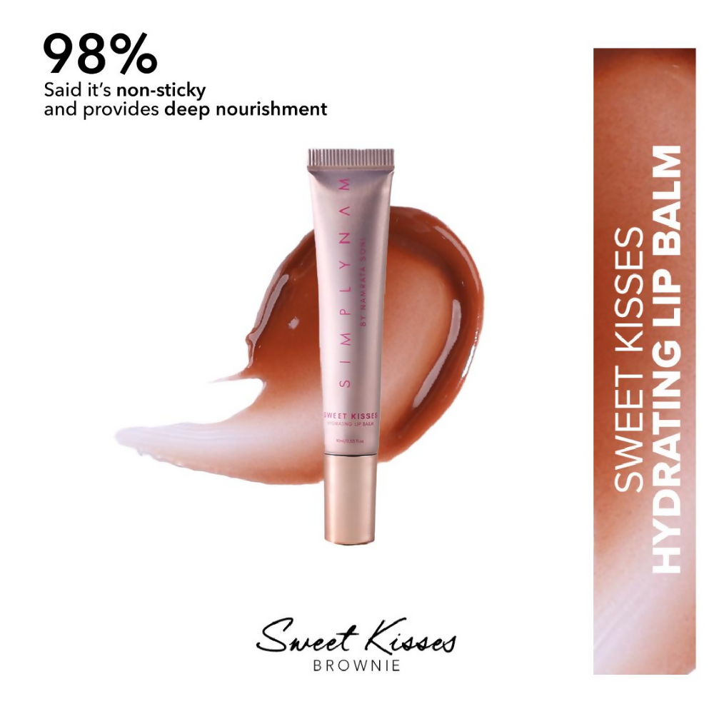 Simply Nam Sweet Kisses Lip Balm - Brownie | Grocsy