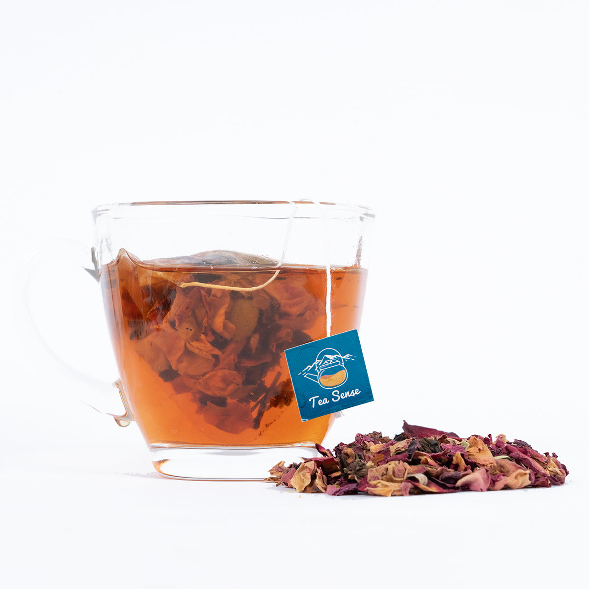 Tea Sense Mountain Rose Black Tea Bags Box | Grocsy