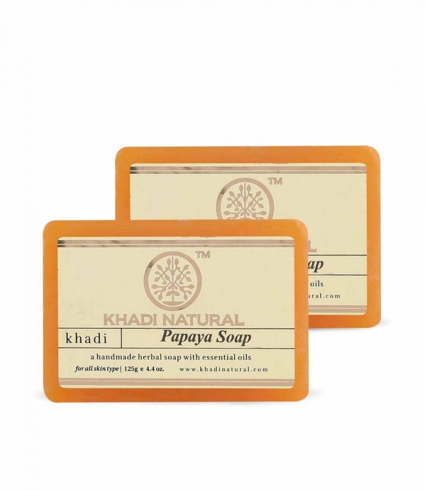 Khadi Natural Papaya Soap | Grocsy