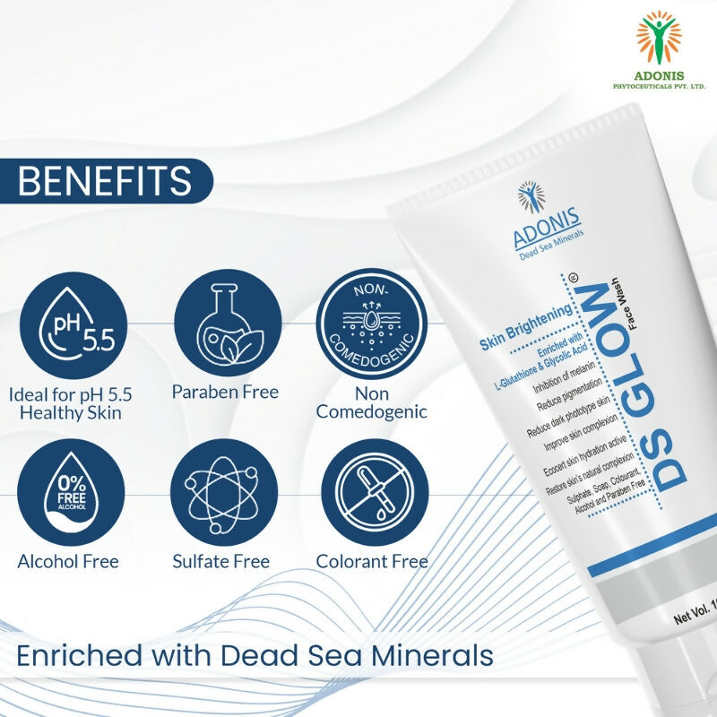 Adonis DS Glow Facewash | Grocsy