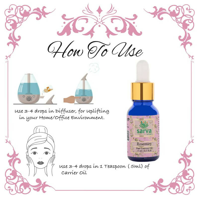 Sarva by Anadi Rosemary Pure Essential Oil | Grocsy