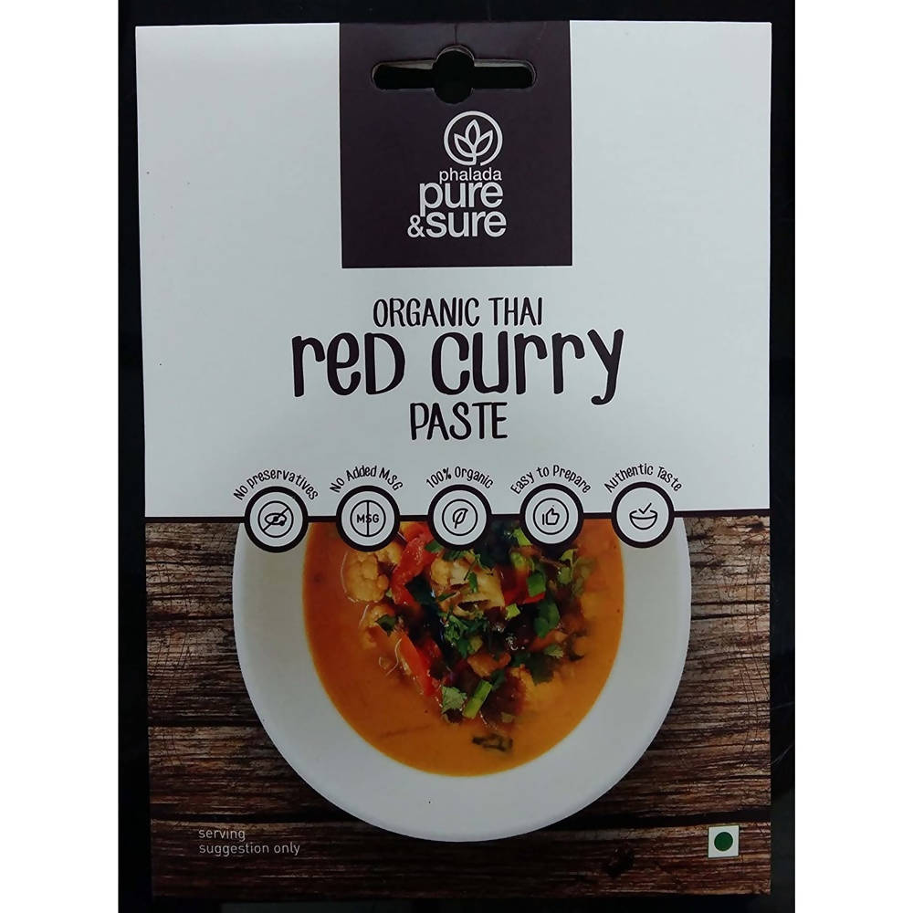 Pure & Sure Organic Thai Red Curry Paste | Grocsy