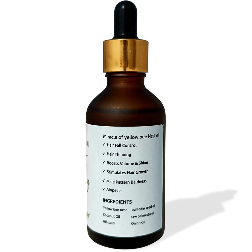 Ancient Herbs of India Yellow bee nest Hair oil | Grocsy