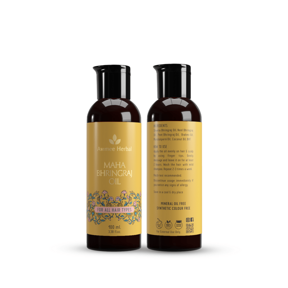 Avimee Herbal Mahabhringraj Oil | Grocsy