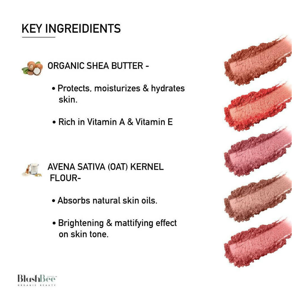 BlushBee Organic Beauty Natural Glow Blush - Ursa | Grocsy