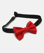 Manet Boys Solid Double Layer Bow - Red | Grocsy