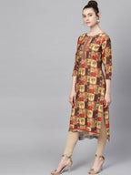 Ahalyaa Women's Traditional wear Kurta - Multi Color | Grocsy