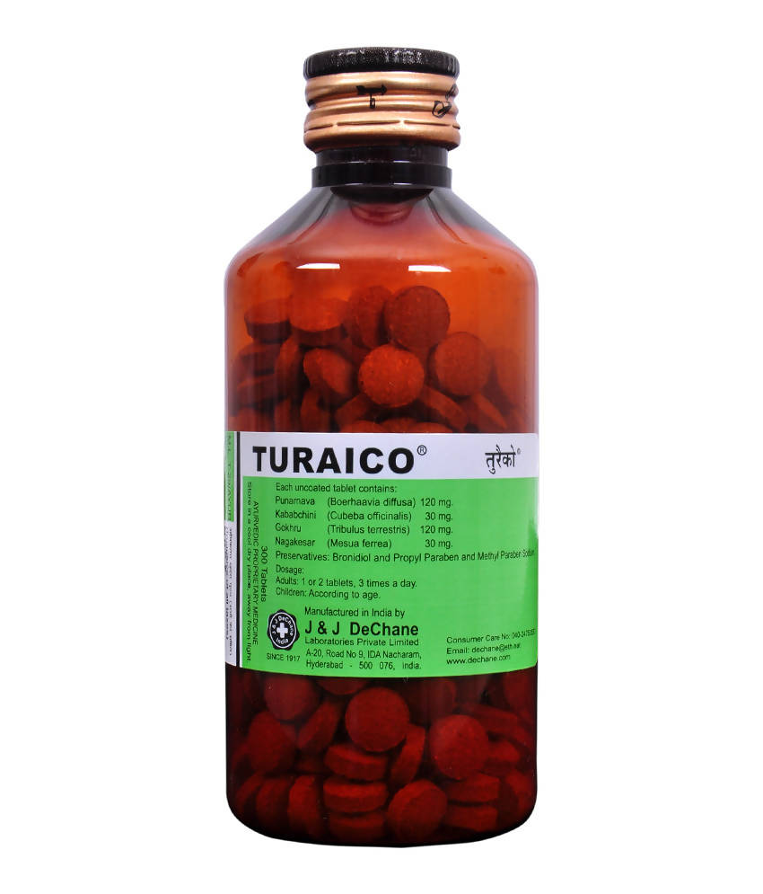J & J Dechane Ayurvedic Turaico Tablets | Grocsy