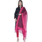 A R Silk Gajari Color Chandna Dupattas and Chunnis | Grocsy