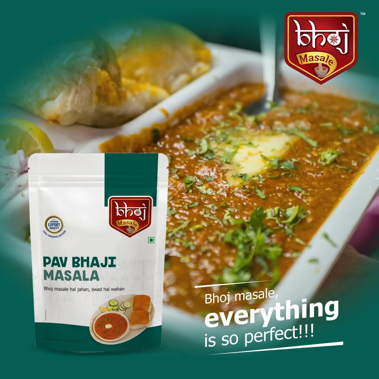 Bhoj Masale Biryani And Pav Bhaji Masala Powder | Grocsy