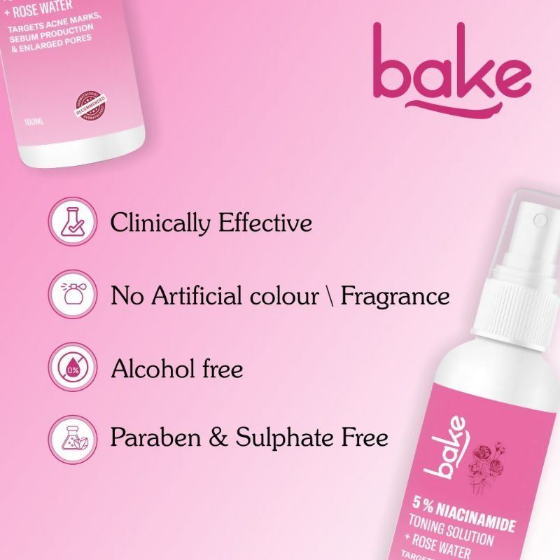 Bake 5% Niacinamide Toning Solution | Grocsy