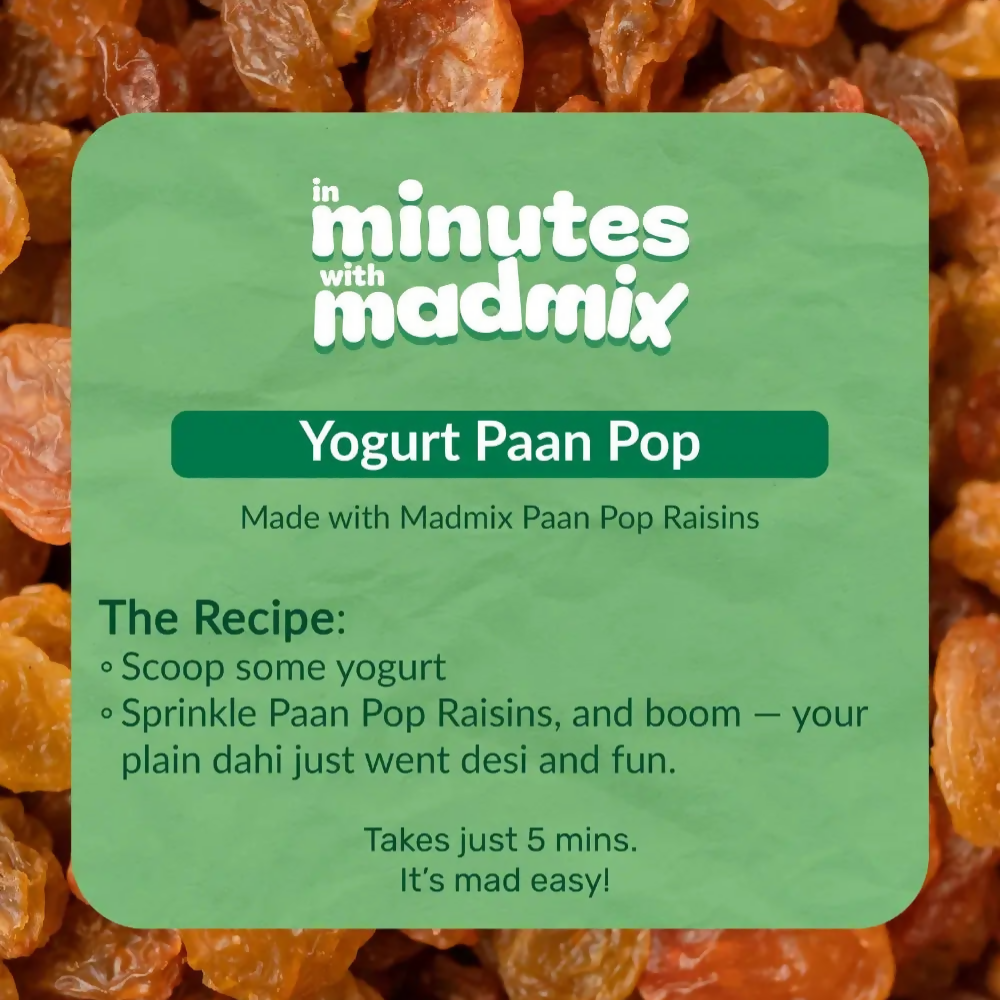 Madmix Paan Pop Raisins | Grocsy