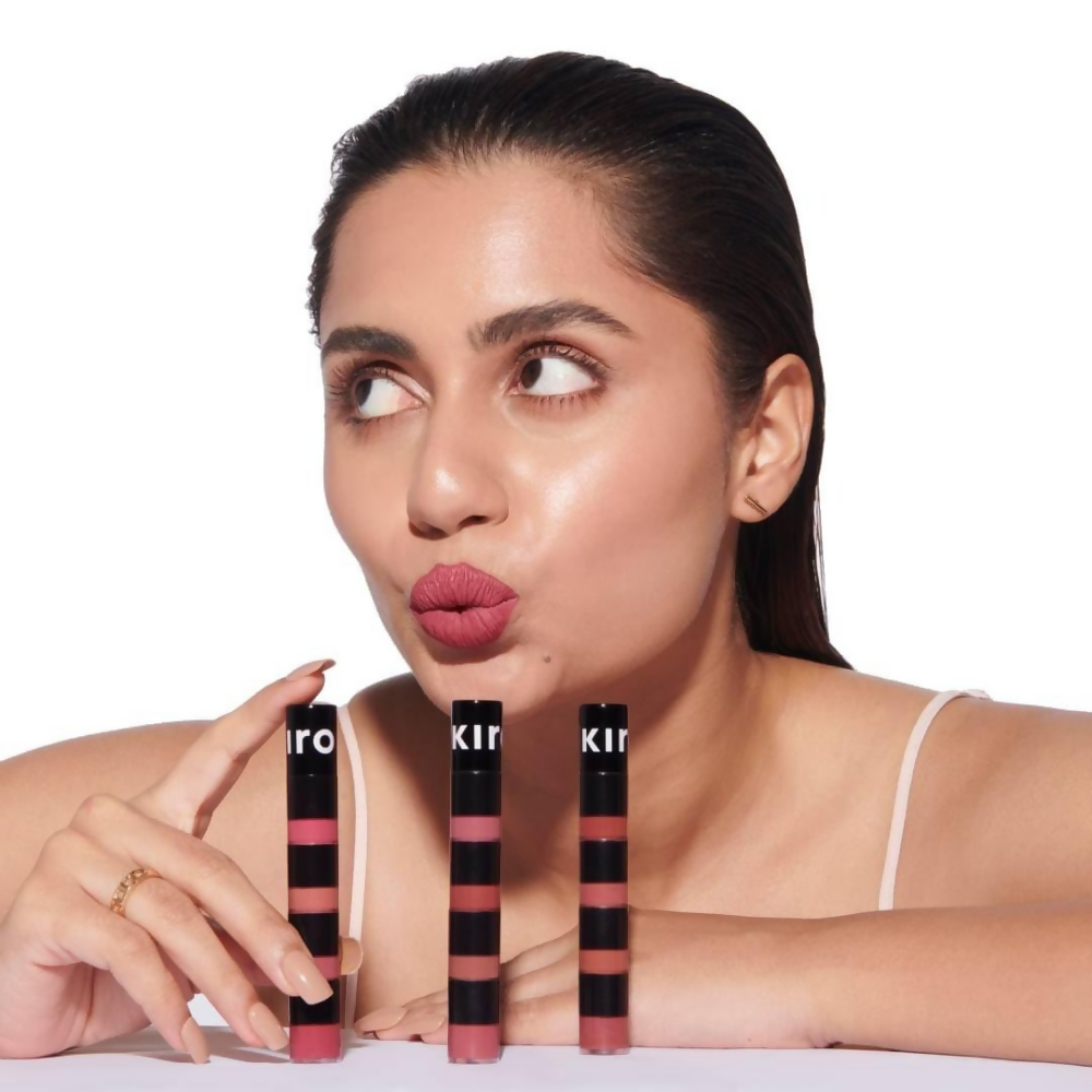 Kiro Four Play Non-Stop Airy Matte Liquid Lip Stack – Paramount Pink | Grocsy